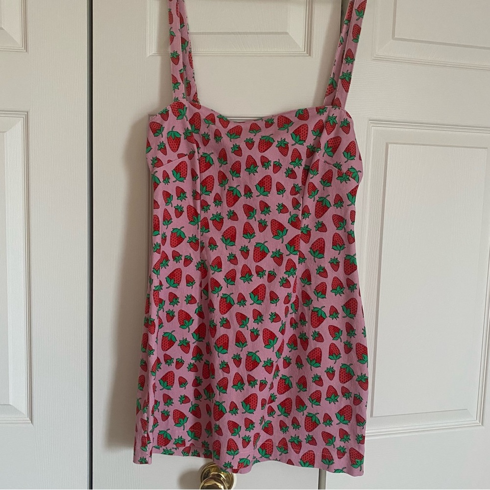 Sugar Thrill Strawberry Mini Dress - SIZE XL